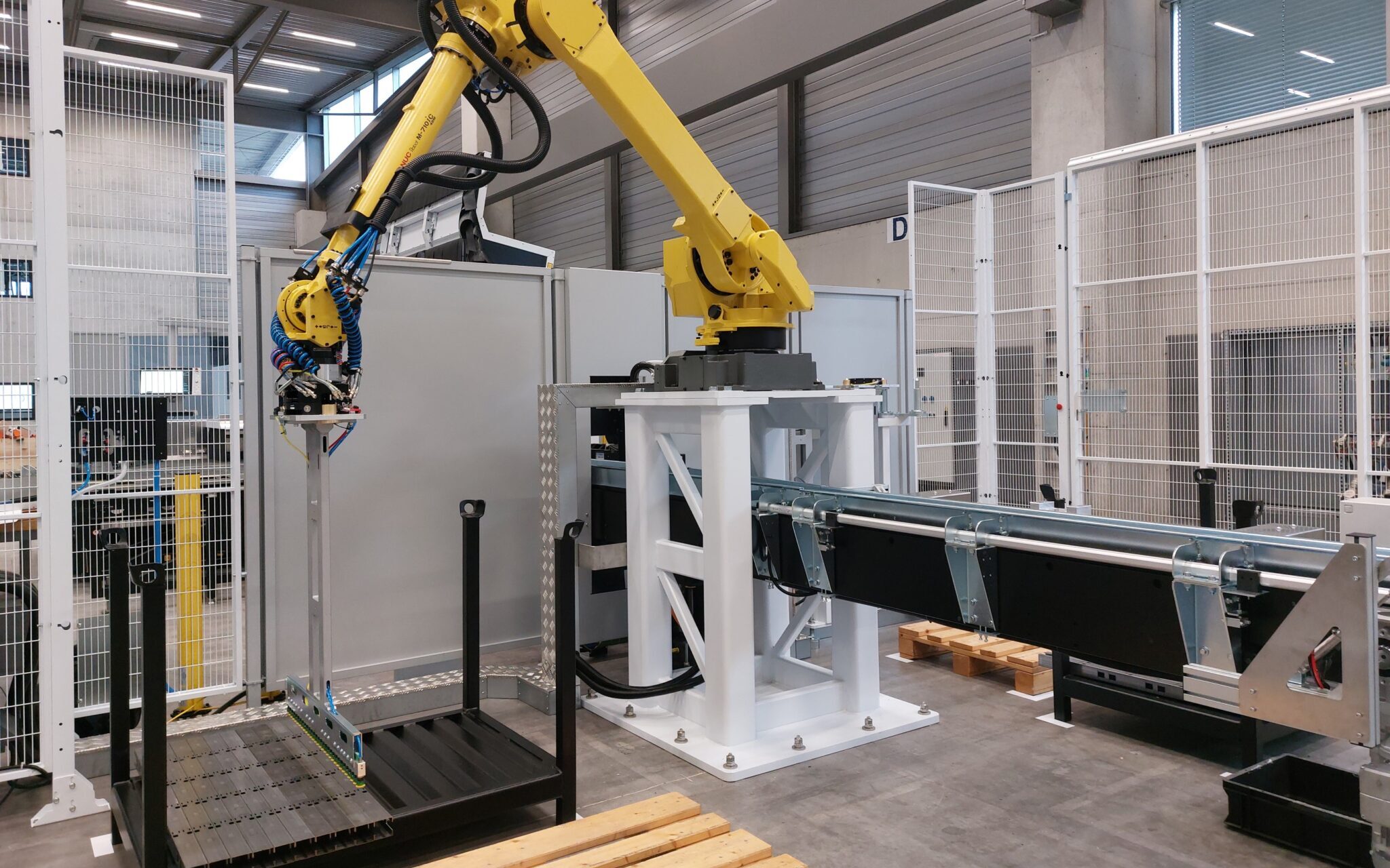 Starmatik cella robotizzata di scarico e pallettizzazione tubi