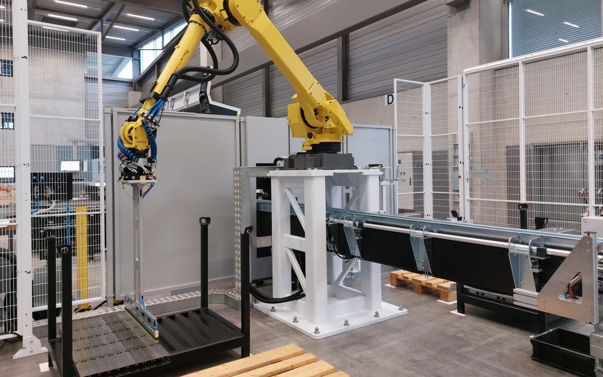 Starmatik cella robotizzata di scarico e pallettizzazione tubi