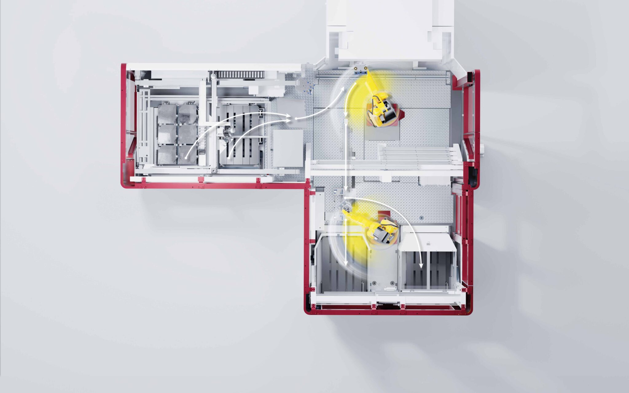 Starmatik HBS II Pro_Cube - cella robotizzata di piegatura e pallettizzazione