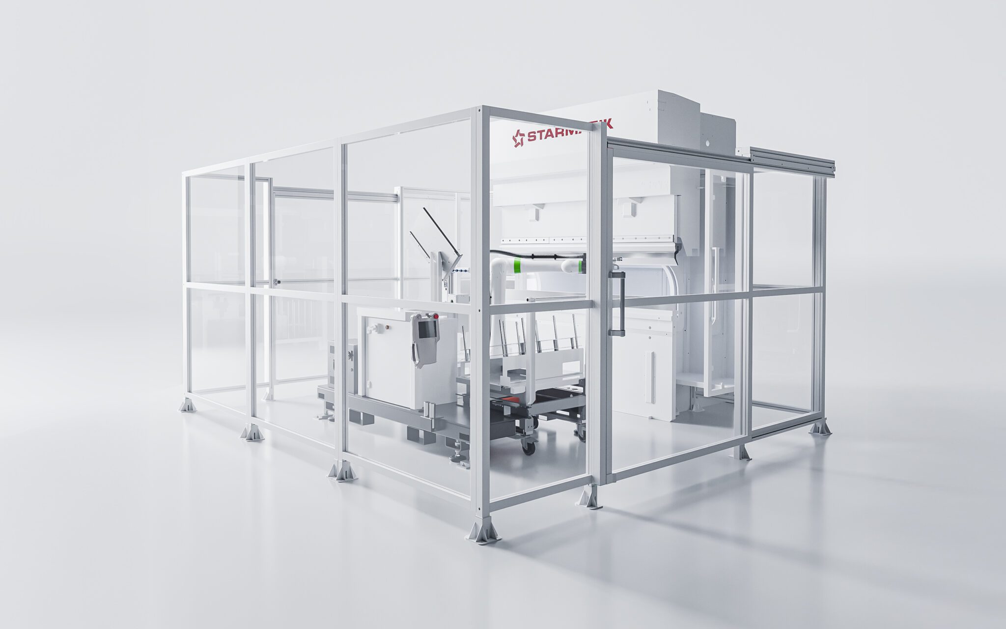 Starmatik CobotCell - cella di piegatura con robot collaborativo - tre quarti